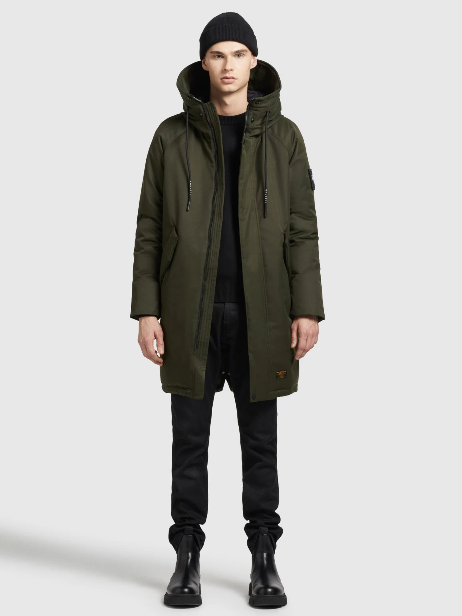 Khujo Wintermantels Winterjas Tuck Heren Olijfgroen 4 Khujo Wintermantels Winterjas Tuck Heren Olijfgroen - Image 2