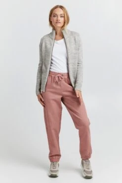 OXMO Vesten Gebreid Vest Phenix Dames Lichtgrijs -Kleding Verkoop b9844ee5f05d794755e28562e1a622e8