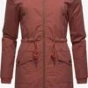 Ragwear Parkas Winterparka Crescend Dames Roestbruin