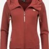 Ragwear Sweatvesten Sweatvest Emer Dames Roestrood