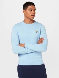 Lyle & Scott Crewneck Truien Trui Heren Lichtblauw -Kleding Verkoop c243c02d4ae383b68bf4bd07d0f45821