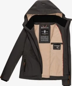 Marikoo Outdoor Jassen Functionele Jas Erdbeere Dames Antraciet -Kleding Verkoop c287687b6f6c462b01c8d60b6f3f4bde