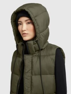 Khujo Bodywarmers Bodywarmer Eden Dames Kaki -Kleding Verkoop c41c4bcaf14a02263770ff1ffe876720