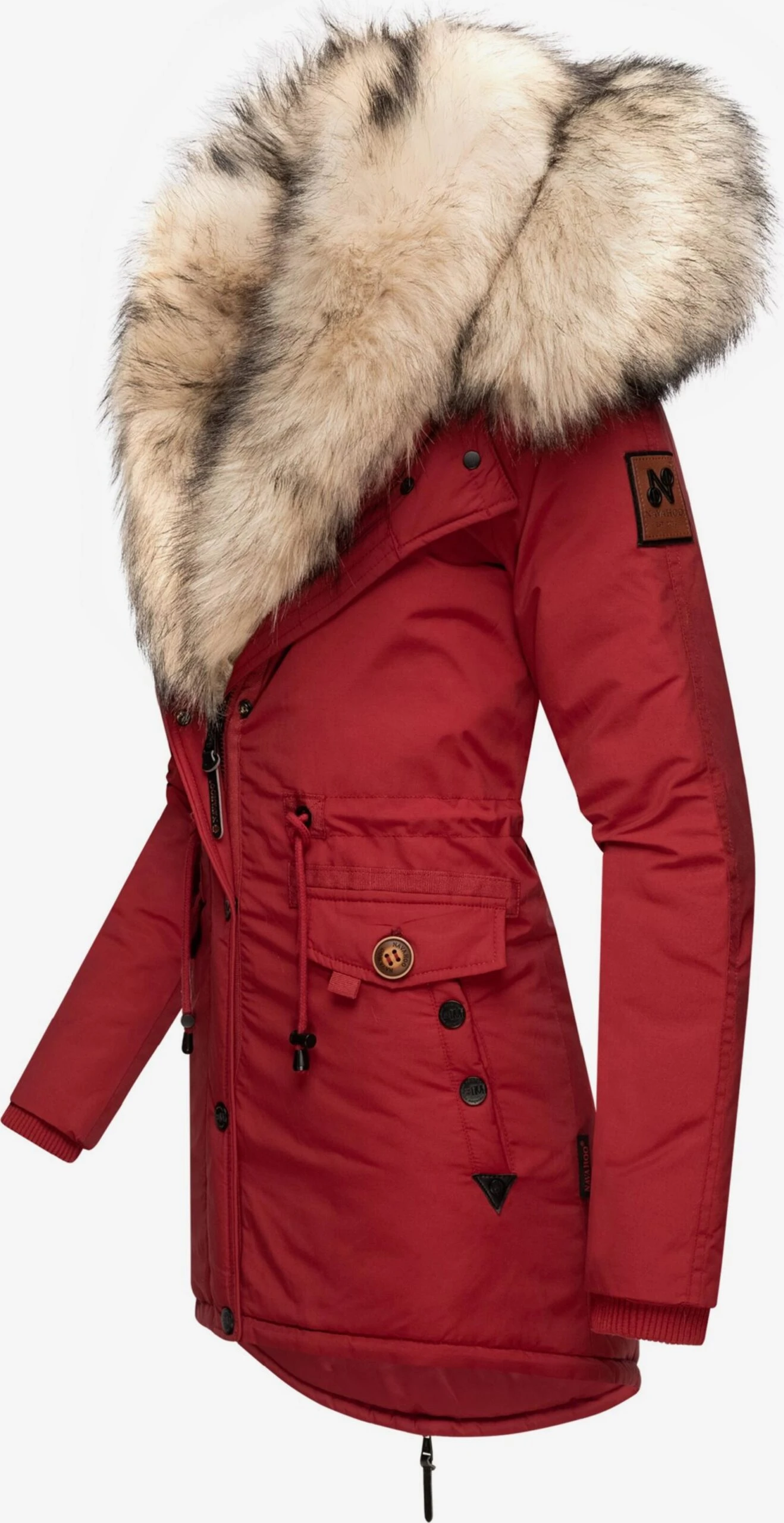 Navahoo Parkas Winterparka Sweety Dames Rood 4 Navahoo Parkas Winterparka Sweety Dames Rood - Image 2