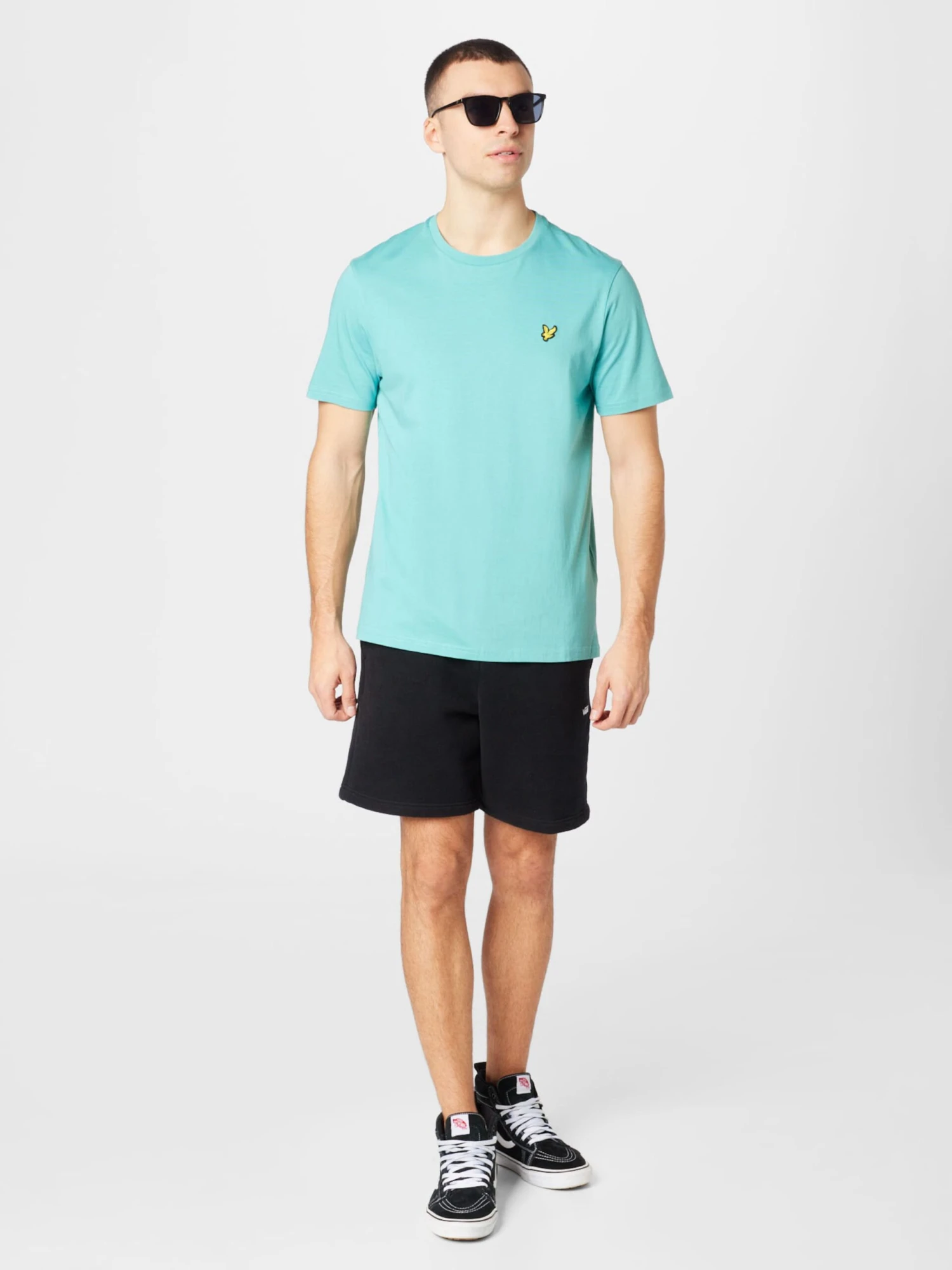 Lyle & Scott T-shirts Shirt Heren Aqua 7 Lyle & Scott T-shirts Shirt Heren Aqua - Image 5