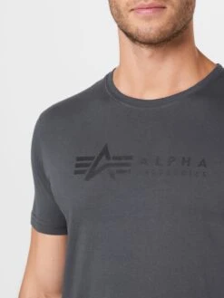 Alpha Industries T-shirts Shirt Heren Grijs -Kleding Verkoop ce95d8252e93e704bdeb2f01ae1b558a