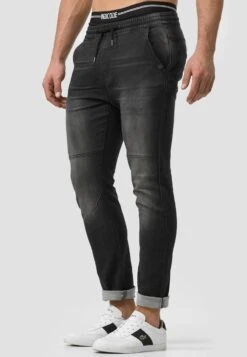 Indicode Jeans Pantalons Slimfit Broek Fabrizio Heren Zwart -Kleding Verkoop cf7f8450db29a28a075c823e63d6735d