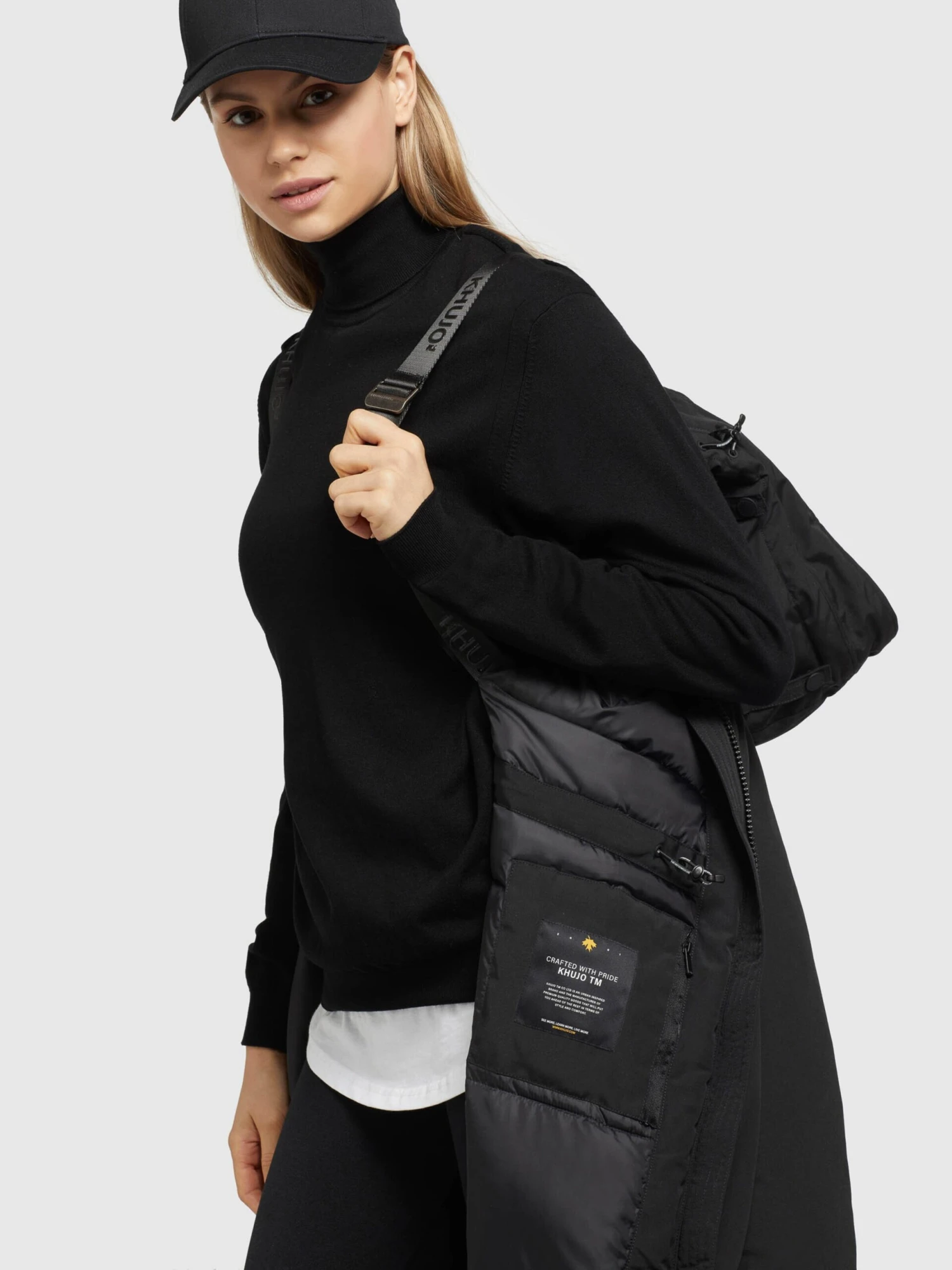 Khujo Wintermantels Wintermantel ABELLA Dames Zwart 10 Khujo Wintermantels Wintermantel ABELLA Dames Zwart - Image 8