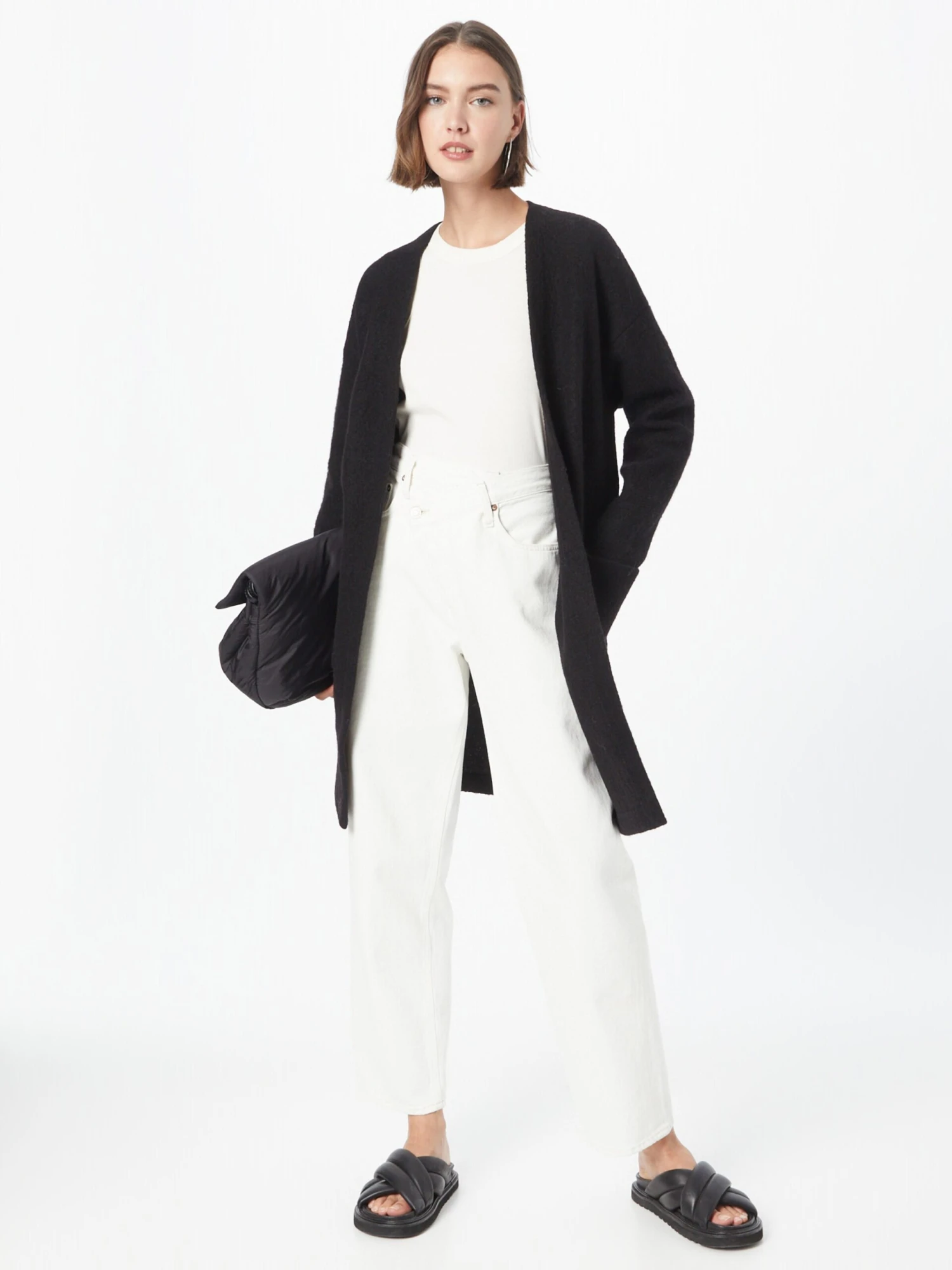 Selected Femme Vesten Gebreid Vest Darla Dames Zwart 7 Selected Femme Vesten Gebreid Vest Darla Dames Zwart - Image 5