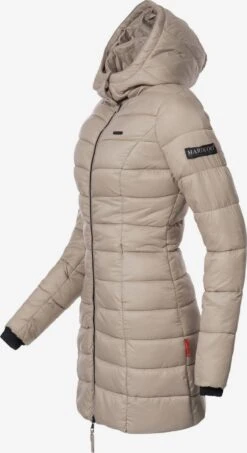 Marikoo Korte Mantels Wintermantel Abendsternchen Dames Taupe -Kleding Verkoop d1880f95b7d4cd2f990155be36b4d16b