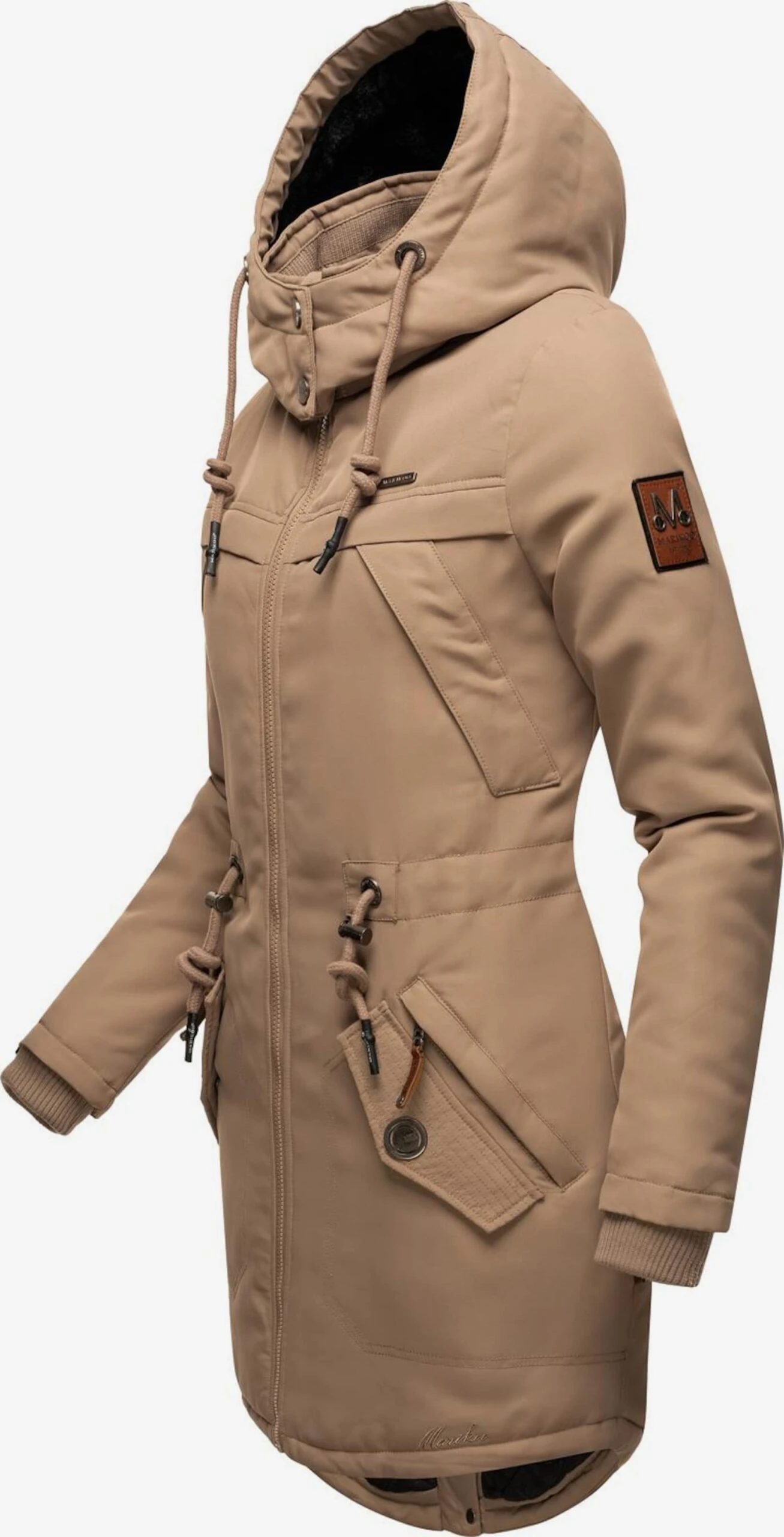 Marikoo Parkas Winterparka Kamii Dames Lichtbruin 4 Marikoo Parkas Winterparka Kamii Dames Lichtbruin - Image 2