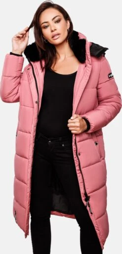 Marikoo Wintermantels Wintermantel Dames Roze -Kleding Verkoop d96ec0ae0b4641a1b38c0ab025e1f0ce