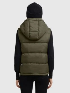 Khujo Bodywarmers Bodywarmer Eden Dames Kaki -Kleding Verkoop de8c624cdde92d4daa266322a8be207d