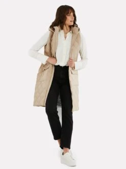 Threadbare Bodywarmers Bodywarmer Maggie Dames Taupe -Kleding Verkoop e537850d0459d8ba1d049eb13a7fea59