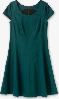Sheego Cocktailjurken Cocktailjurk Dames Donkergroen