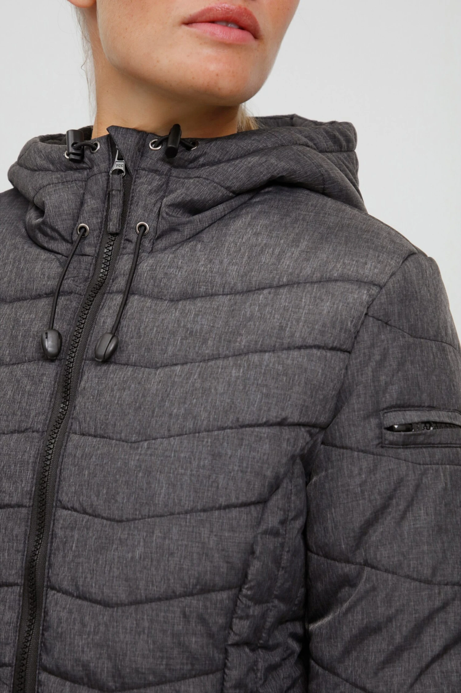 OXMO Winterjassen Winterjas NELLY Dames Zwart 7 OXMO Winterjassen Winterjas NELLY Dames Zwart - Image 5