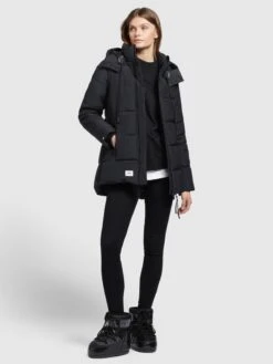 Khujo Winterjassen Winterjas Eunice Dames Zwart -Kleding Verkoop e75719ef78888026403a8b5f8110b450