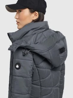 Khujo Tussenmantels Tussenmantel Fitt Light Dames Donkergrijs -Kleding Verkoop e90d9aec24b7751ba7c543f01b2adc73