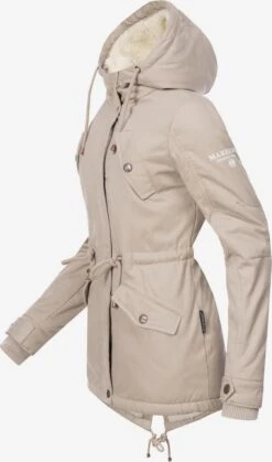 Marikoo Winterjassen Winterjas Manolya Dames Lichtbeige -Kleding Verkoop e96647330d09fdfc61c82cc2118151f6