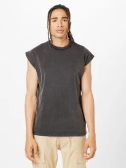 DRYKORN Tanktops Shirt FRILI Heren Antraciet -Kleding Verkoop ecb733bb825077a360d4172322f03a2d