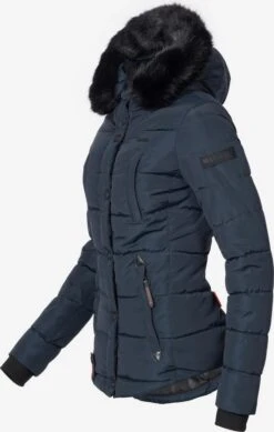 Marikoo Winterjassen Winterjas Lotusblüte Dames Donkerblauw -Kleding Verkoop ed445598e2174249c2d69f32cc72fc32