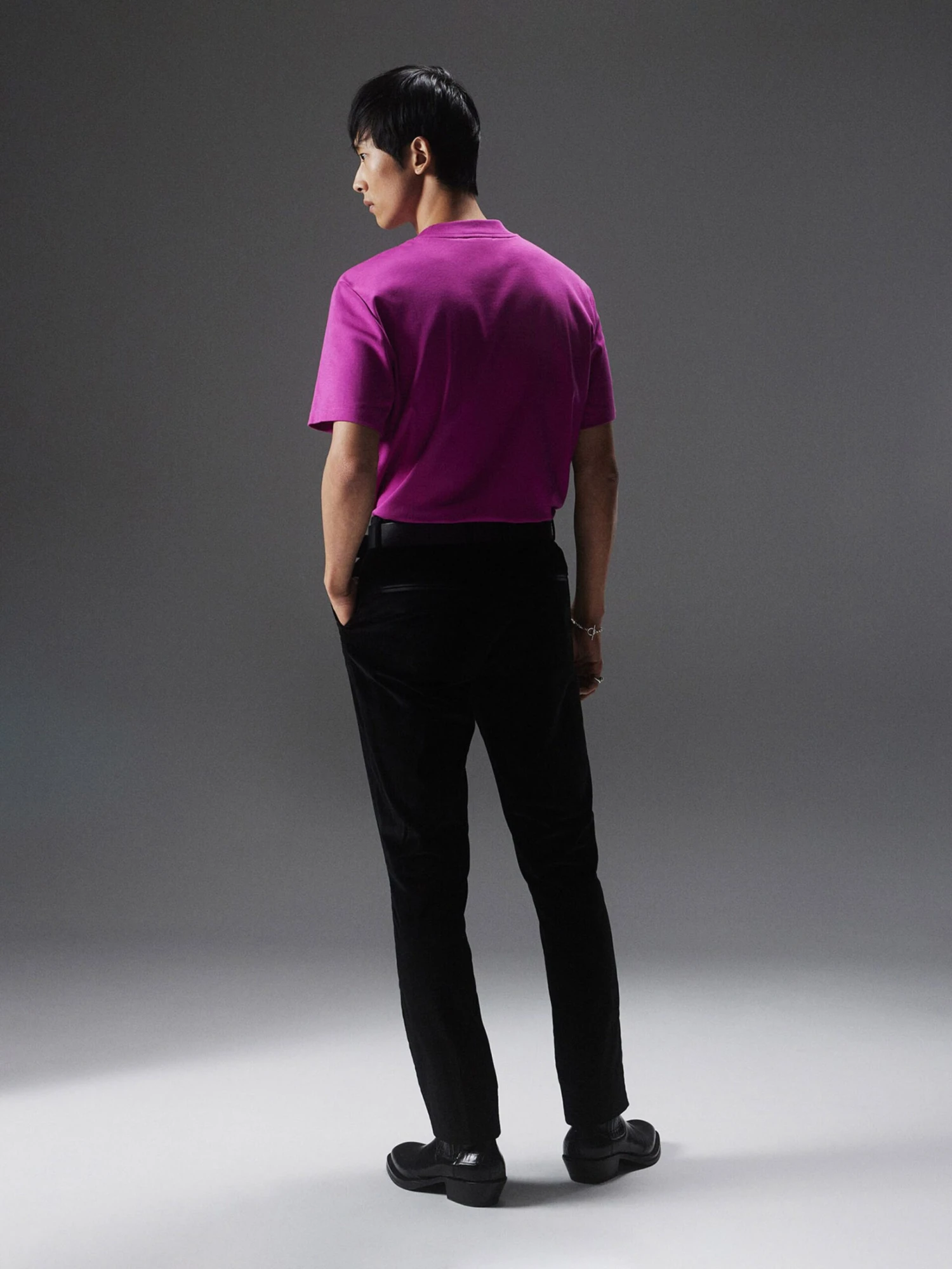 J.Lindeberg T-shirts Shirt Adan Heren Orchidee 5 J.Lindeberg T-shirts Shirt Adan Heren Orchidee - Image 3