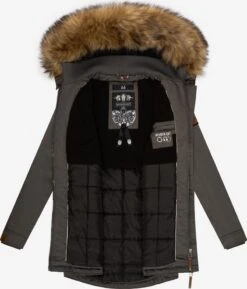 Marikoo Wintermantels Wintermantel Sanakoo Dames Donkergrijs -Kleding Verkoop f44d296b509cc38486c6c127dba8642e