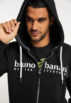 Bruno Banani Sweatvesten Met Capuchon Sweatvest Parker Heren Zwart -Kleding Verkoop fb8f95d4e2252e22fb7f242bb754044c