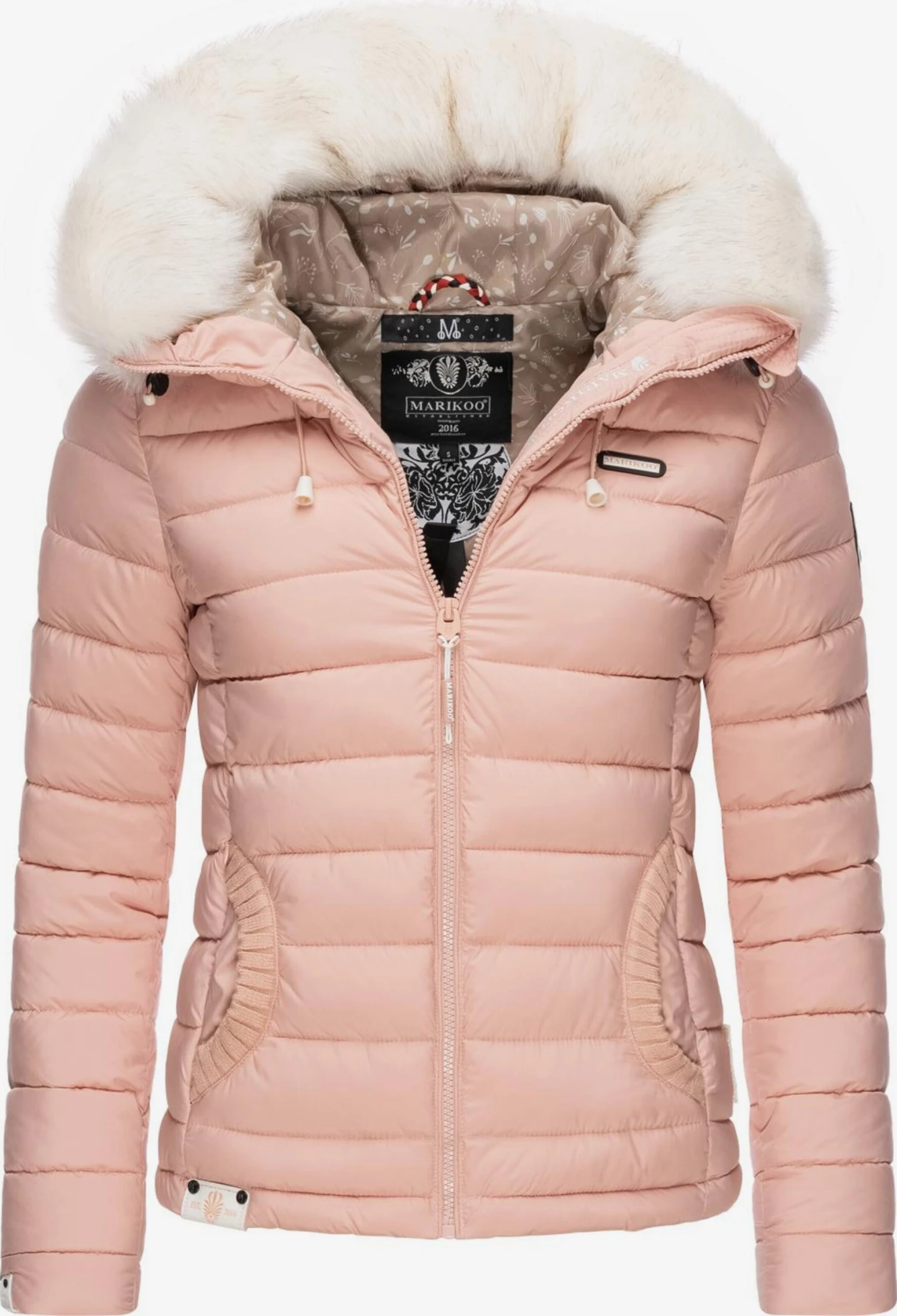 Marikoo Winterjassen Winterjas Nasriin Dames Roze 3 Marikoo Winterjassen Winterjas Nasriin Dames Roze